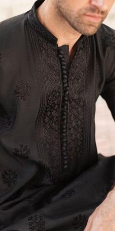 Men Fashion Casual Shirts, Hand Work Blouse, Hand Work Blouse Design, Blouse Work Designs, Embroidery Fashion, Work Blouse, Mens Fashion Casual, Blouse Designs