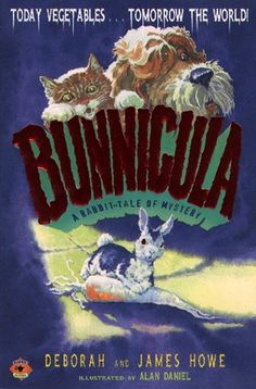 an advertisement for bunnula from the 1950's, featuring rabbits and cats