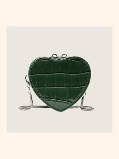 BagForLove - Women's Croc Embossed Heart Shape Mini Purse Heart-shaped Leather Shoulder Bag Gift, Heart-shaped Leather Shoulder Bag For Gift, Heart-shaped Leather Bags For Gifts, Heart Shape Design, Heart Purse, Life Quality, Fashion Life, Cross Bag, Mini Crossbody Bag