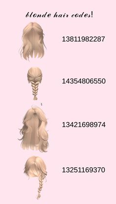 Hair Codes Blonde Bloxburg, Berry Avune Blonde Hair Codes, Blond Bloxburg Hair Codes, Messy Hair Codes For Berry Ave, Barry Avenue Blonde Hair Codes, Berry Ave Blond Hair Codes, Bloxburg Bangs Codes Blonde, Berry Avenue Codes Blonde Hair Clip, Barry Avenue Codes For Hair