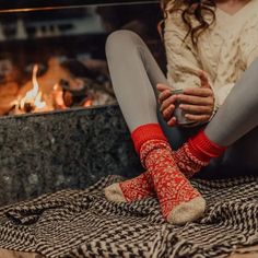 The Zelta socks not only look good, but they are also sure to keep your feet extra cozy and warm. #Socks #CozyStyle #Apparel #Cozy #SmallBusiness #ShopSmall Nordic Socks, Cozy Scandinavian, Cosy Socks, Scandinavian Pattern, Winter Photoshoot, Socks Gift, Cozy Socks, Warm Socks, Gifts For My Wife