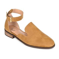 If you're looking for the perfect flat for the season, look no further than the Loreta flat by Journee Collection. This flat features a loafer style with a unique square toe shape. This shoe is very breathable, and the thick ankle strap completes this is back to school ready design.Closure Type: BuckleShoe Heel Height: 1 InchUpper/Outer Base Material: 100% PolyuretheneShoe Lining Material: PolyurethaneSole Material Content: 100% PolyurethaneToe Type: Square ToeHeel Style: Stacked HeelCountry of Loafer Style, Fashion Shoes Flats, Loafer Shoes Women, Square Toe Heels, Loafers Style, Shoes Loafers, Classic Shoes, Journee Collection, Fashion Flats