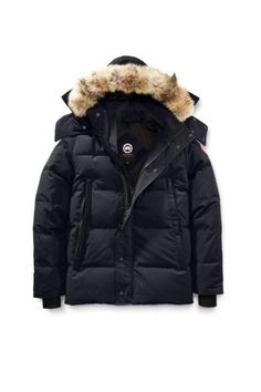 Canada Goose Parka, Coyote Fur, Tricot Fabric, Mens Parka, Down Parka, Men Winter