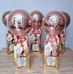 Mothers Day Balloons, Ferrero Rocher Chocolates, Gift Tray, Hotel Party, R 25, Balloon Gift, Box Patterns, Candy Bouquet