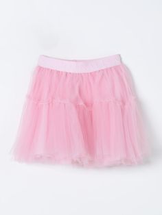 Skirt MONNALISA Kids color Pink Skirt For Kids, Gonna In Tulle, Skirts For Kids, Yellow Cream, Italian Fashion Designers, Pink Skirt, Italian Fashion, Coloring For Kids, Industrial Style