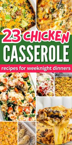 25 chicken casserole recipes for weeknight dinners