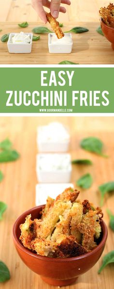 this is an easy zucchini fries recipe