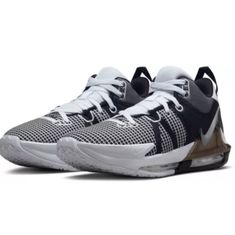 Nike Lebron Witness 7 Basketball Shoes Size 12 Brand New Original Box Not Available Nike Gray Breathable Basketball Shoes, Gray Air Max Cushioned Basketball Shoes, Nike Gray Basketball Shoes With Cushioned Footbed, Volleyball Wishlist, Nike Lebron, Shoes Color, Shoes Nike, Sneaker Head, Men's Nike