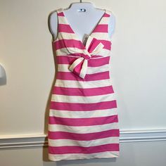 Gorgeous Dress Pink Cream Stripe Dress Fully Lined Shell 100% Cotton Size 00 Armpit To Armpit 15” Waistline 13” Length 35” Pink Lined Mini Dress, Pink Lined Mini Dress For Formal Occasions, Formal Lined Pink Mini Dress, Formal Pink Lined Mini Dress, Pink Sheath Mini Dress For Summer, Kate Spade Summer Mini Dress, Spring Formal Dress By Kate Spade, Kate Spade Fitted Mini Dress For Spring, Fitted Kate Spade Mini Dress For Summer