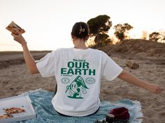 Show off your love for our planet in this take care of our earth shirt, because there is no planet B.  Our designs are printed on Gildan 5000 Unisex shirts. This great fitting tee will quickly become a go-to in your wardrobe! Medium-weight fabric made from 100% cotton. Please note the unisex sizing. It's important to check the included size chart to compare with a favorite tee already in your possession. Shirts are made in the USA. DUE TO UNISEX SIZING, WOMEN SHOULD TYPICALLY SIZE DOWN ONE SIZE FORM THEIR USUAL WOMEN'S T-SHIRT SIZE. ORDER A LARGER SIZE IF LOOKING FOR AN OVERSIZED LOOK. Care instructions: machine wash warm (max 40C or 105F); non-chlorine: bleach as needed; tumble dry: low heat; Iron, steam or dry: medium heat; do not dryclean. Our printers are located in the United States, Business Owner Shirts, Tshirt Aesthetic, There Is No Planet B, No Planet B, Everything Will Be Ok, Mother Shirts, Aesthetic Shirt, Shirt Aesthetic, Our Earth