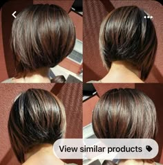 モード ボブ, Bob Pendek, Kort Bob, Haircut Images, Angled Bob Hairstyles, Stacked Bob Haircut, Short Bob Haircuts, Haircuts For Medium Hair