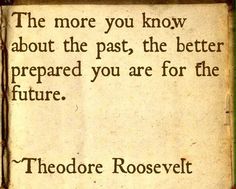 an old book with the words theodore roosevelt on it