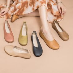 These loafers are designed in a timeless, minimal silhouette, so you'll be sure to wear them often. Made from soft leather, soft bottom that ensure all-day comfort. Wear yours with tailoring and denim alike. Color: Green/Light Apricot/Brown/Blue/Pink/CoffeeMaterial: CalfskinLining:NoInsole: Genuine LeatherSole: RubberHeels: 1 Cm/0.39"* Fits true to size, take your normal size* US sizing Great Shoes To Spice Up Any Outfit, From Casual Jeans To Fancy Dress. The More You Wear Them, The More Comfort Apricot Oil, Ballerina Shoes, Pig Skin, Color Lines, Green Light, Leather Flats, Ballerinas, Flat Shoes, Loafers For Women