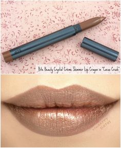 Bite Beauty | Crystal Crème Shimmer Lip Crayon in "Cocoa Crush": Review and Swatches