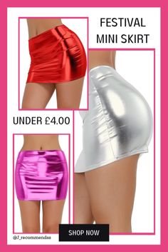 Dazzle in our metallic mini skirt - the ultimate festival outfit must-have! ✨💃 Available in 7 stunning shades including silver, gold, and more. Elevate your festival aesthetic with this budget-friendly gem, all under £4.00! Amazing reviews vouch for its quality and style. Whether it's a concert or a festival, this skirt adds instant glam to your look. Unleash your inner fashionista and own the spotlight today! 🌈🎶 #ad #amazonassociate #FestivalGlam #ConcertChic #fashioninspo #festival

Click the linktree now to get your mini skirt off Amazon today! Metallic Mini Skirt, Rave Party, Festival Hair, Festival Makeup, Disco Party, Rave Outfits, Festival Outfit