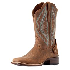 Women's Primetime EZ Zip Western Boots in Tack Room Brown, size 5.5 by Ariat Western Waterproof Boots For Ranch With Round Toe, Western Style Waterproof Boots For Ranch With Round Toe, Western Waterproof Boots For Ranch, Western Style Brown Waterproof Boots For Ranch, Leather Boots With Square Toe For Country Events, Western Riding Boots For Fall, Rugged Snip Toe Riding Boots, Western Style Waterproof Boots With Round Toe, Western Style Waterproof Boots For Rodeo