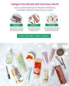 Browse the best natural cosmetics designed for healthier, radiant skin. Kind to your face and free from harsh chemicals. Cruelty Free Beauty, Treat Boxes, Beauty Essentials, Clean Beauty, Treat Yourself, Beauty