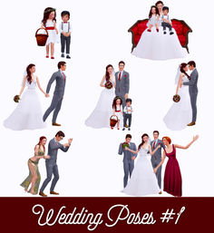 Sims 4 Wedding Poses Sims 4 Couple, Sims 4 Mm, Wedding Dress With Veil, Sims 4 Toddler