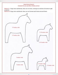 the instructions for how to make a horse paper model with pictures and text on it