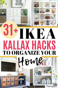 the best ikea kallax hacks to organize your home