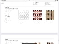 the screenshot shows different types of knits and crochet patterns, as well as instructions for how to sew them