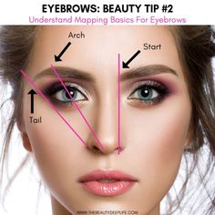 How To Do Brows, Eyebrow Tutorial Shaping, Make Up Diy, Straight Brows, Membentuk Alis, Eyebrow Hacks, Brow Tutorial, Arched Eyebrows