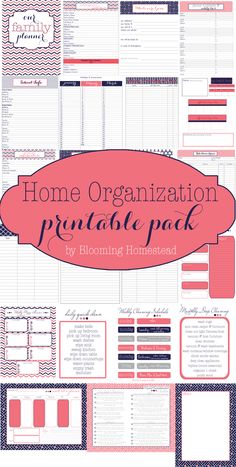 the ultimate home organization printable pack