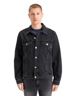 Hit the road in style with our Washed Black Denim Trucker Jacket. The easy fit and classic cool vibe make it perfect for daily wear. Throw it on over anything for instant edge, and watch as it becomes your favorite piece for layering. 100% Cotton Wash - 30 Degrees Normal Imported Denim Trucker Jacket, Hit The Road, Trucker Jacket, Black Denim, The Road, Daily Wear, Layering, Road, How To Wear