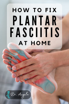 Dr. Angela, The Plantar Fasciitis Doc, shares the how to fix plantar fasciitis at home. Also, learn the best shoes, worst shoes, exercises, plantar fascia stretches and home remedies for heel pain and foot pain Heel Pain Relief, Self Massage