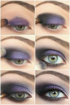 Makeup Purple Smokey Eye Makeup, Seductive Eyes, Mekap Mata, Purple Smokey Eye, Purple Eye Makeup, Smokey Eye Makeup Tutorial, Smink Inspiration, Makijaż Smokey Eye, Makeup Looks Tutorial