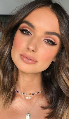 Wedding Eye Makeup, Glam Wedding Makeup, Soft Makeup Looks, Classic Makeup, Bridesmaid Hair Makeup, Bridal Makeup Natural, Neutral Makeup, Makijaż Smokey Eye, Braut Make-up