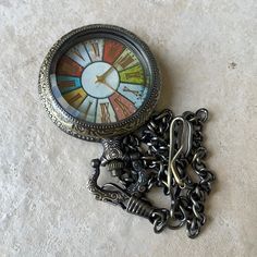 Fashion Pocket Watch Battery Gunmetal Vintage Stainless Steel Pocket Watch With Round Dial, Vintage Stainless Steel Pocket Watch, Metal Skeleton Dial Watch For Gift, Metal Skeleton Dial Watch As Gift, Metal Skeleton Dial Watch, Vintage Multicolor Analog Watches, Vintage Multicolor Quartz Watch, Metal Watch Accessories With Round Dial For Gift, Black Vintage Metal Watch