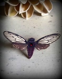 Red Devil Cicada Ring by silentcheesecake on Etsy, $21.00 Bronze Ring, Gothic Lolita, Gold Paint, Ancient Egyptian, Victorian Era, Crystal Rhinestone, Antique Bronze, Antique Gold