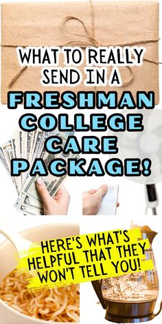 what to really send in a freshman college care package? here is what's helpful that they won't tell you