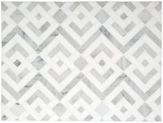 a white and grey marble tile pattern