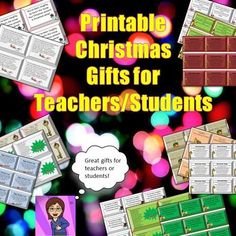 christmas gifts for teachers and students to use on the classroom desk or in front of them