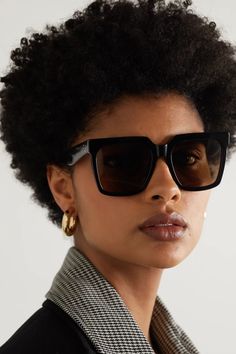 Black Oversized square-frame acetate sunglasses | Celine | NET-A-PORTER Black Oversized Sunglasses, Celine Oversized Sunglasses, Oversized Black Sunglasses, Celine Eyewear, Aesthetic Sunglasses, Timeless Sunglasses, Celine Sunglasses, Oval Face Shapes, Classic Sunglasses