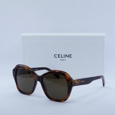 Fully Discounted. Buy Now Only, No Offers Accepted Brand Retail Price: $480 Condition: Brand New, Authentic Picture On Model Is For Reference Details : Model: Cl40200i 53e Sunglasses Category: Sunglasses Frame Color: Havana Lens Color: Brown Material: Acetate Size: 56 - 17 - 140 For: Women Style: Round Polarized: No Origin: Made In Italy Uv Protection: 100% Original Packaging Included: Box, Case, Cloth Shipping: Every Business Day Every Day New Eyewear Merchandise In Stock! Follow For More, And Luxury Brown Sunglasses For Beach, Celine Accessories, Celine Sunglasses, Black Cat Eyes, Sunglasses Frame, Brown Sunglasses, Havana Brown, Black Sunglasses, Grey Women