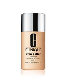 Dermatologist-developed liquid foundation with vitamin C. Visibly reduces dark spots in 12 weeks.* Dermatologist tested. Ophthalmologist tested. Safe for sensitive skin. Allergy tested. 100% fragrance free. Clinique Makeup Remover, Clinique Foundation, Better Makeup, Mini Mascara, Clinique Even Better, Skin Allergy, Foundation With Spf, Dark Spot Corrector, Mascara Waterproof