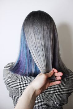 Hidden Hair Color, Hair Color Pictures, Underlights Hair, Hair Play, Gray Hair Highlights