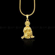 Buy 925 Sterling Silver Gold Polished Lord Hanuman Divine Pendant Nsp899 Online in India - Etsy Gold Temple Necklace In Sterling Silver As A Gift, Gold Sterling Silver Temple Necklace Gift, Gold Plated Locket For Puja, Gold Temple Necklace Pendant In Sterling Silver, Gold Locket Jewelry For Diwali, Gold Jewelry Pendant For Diwali, Hanuman Ji, Lord Hanuman, Gold Polish