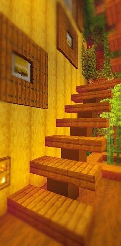 minecraft building ideasloftmodernhousestairs Minecraft Houses Stairs, How To Make Stairs In Minecraft, Cute Stairs Minecraft, Minecraft Under Stairs Ideas, House Decorating Ideas Minecraft, Minecraft Houses Outside, Minecraft Building Ideas Stairs, Minecraft Cottage House Ideas, Minecraft Loft Ideas