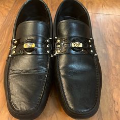 Limited Addition Versace Shoes Versace Leather, Versace Shoes, Monk Strap, Leather Loafers, Versace, Dress Shoes Men, Oxford Shoes, Dress Shoes, Men's Shoes