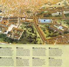 an overview map of the ancient roman city of segodjec, croatia