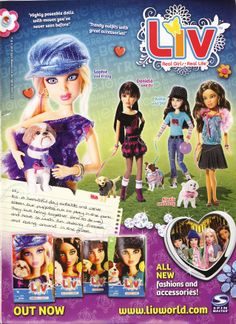 Magazine advert for the 2010 Dogs set 2000s Childhood, Licca Chan Doll, Doll Therapy, Magazine Advert, Dog Magazine, Licca Chan, Girls Magazine