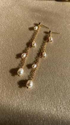 Elegant, timeless and unique dangling long pearl earrings. This earring will match every outfit. It will look great on you whether it is daily, special day or celebration days. Drop Pearl Earrings, Long Pearl Earrings, Celebration Day, Nov 1, Pearl Drop Earrings, Favorite Jewelry, Jewelry Earrings Dangle, Gold Filled, Etsy Earrings