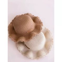 This adorable straw hat is available in two colors and is the perfect sun shade to protect your little ones face. It features a drawstring that allows you to adjust the size. Baby Summer Hat, Crochet Sun Hat, Straw Hat Beach, Leather Baby Shoes, Baby Sun Hat, Straw Sun Hat, Crochet Gift, Summer Sun Hat, Hat Patterns