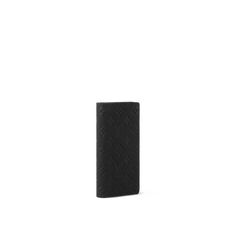 LOUIS VUITTON® - Brazza Wallet - Black Black Bifold Card Holder For Evening, Modern Black Card Holder For Evening, S Monogram, Luxury Wallet, Louis Vuitton Official, Small Leather Goods, Leather Goods, Embossed Leather, Cowhide Leather