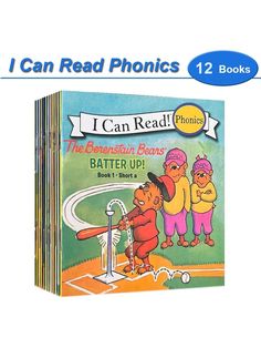 i can read phonics 12 books in 1 - volume set the berensianian bears batter up