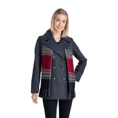 Stay warm all winter long wearing this women's TOWER by London Fog wool-blend peacoat and scarf. Stay warm all winter long wearing this women's TOWER by London Fog wool-blend peacoat and scarf. Coordinating scarf Button front Long sleeves Wool blend 2 pocketsFIT & SIZING Designed to hit above the knees MidweightFABRIC & CARE Wool, polyester Dry clean Imported Size: Xxl. Color: Med Grey. Gender: female. Age Group: adult. Material: Wool & Wool Blend|Polyester. Double-breasted Pea Coat For Winter, Casual Wool Peacoat For Winter, Wool Pea Coat For Winter, Winter Peacoat For Cold Weather, Winter Double-breasted Wool Coat For Cold Weather, Winter Wool Coat For Cold Weather, Wool Pea Coat For Cold Weather In Fall, Wool Pea Coat For Cold Weather Fall Season, Wool Pea Coat For Cold Weather